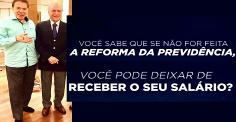 Silvio Santos: SBT proibido de fazer propaganda terrorista sobre reformas