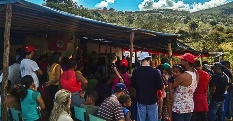 acampamento Maria da Conceição – 8 de Março: acampados e acampadas nas terras de Eike Batista lutam para evitar despejo