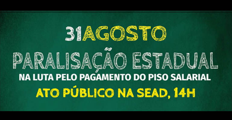 31-08 Paralisação Estadual dos trabalhadores da educação no Pará