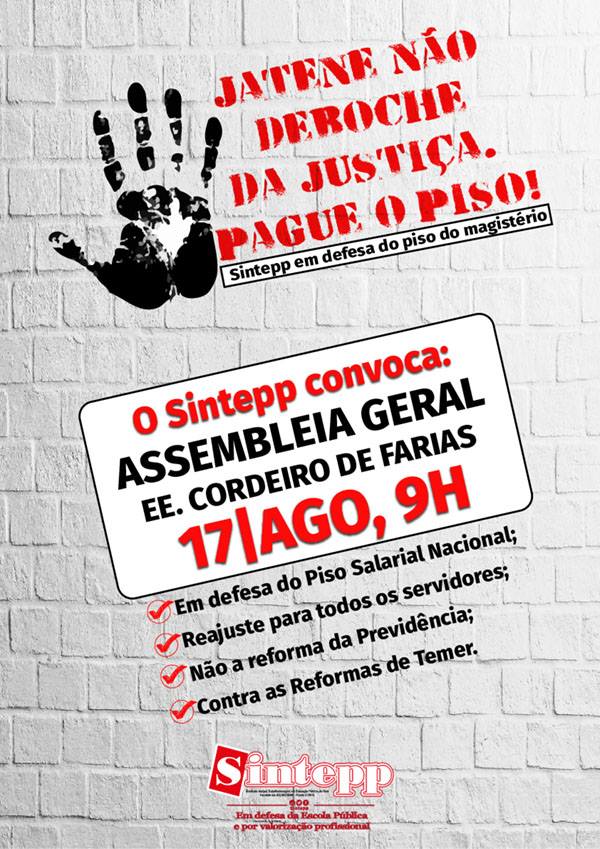 Pará: PSDB insiste em dar calote nos trabalhadores ao não pagar piso
