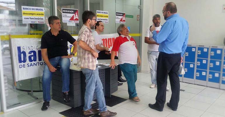 Banco do Brasil é paralisado no litoral sul de SP por quebrar acordo