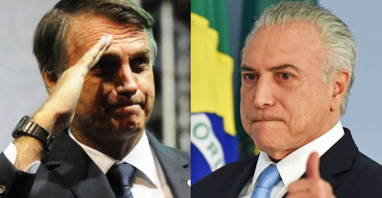 Bolsonaro e Temer combinam o fim da aposentadoria do povo